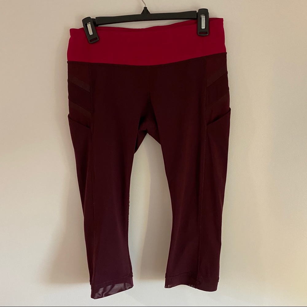 Lululemon Illumina Crop Bordeaux/Bumble Be…